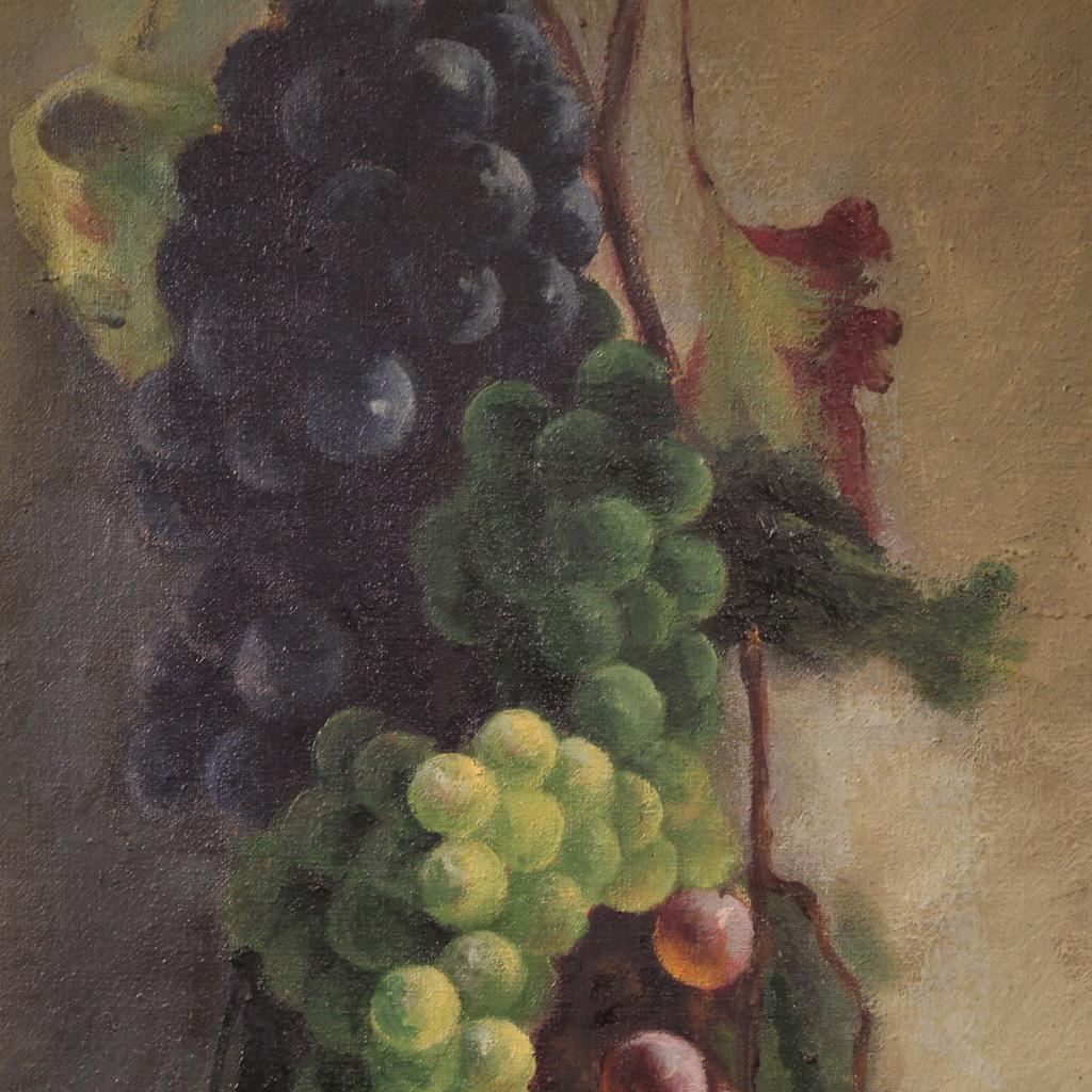 20th Century Oil on Canvas Still Life Italian Signed and Dated Painting, 1919 im Angebot 8