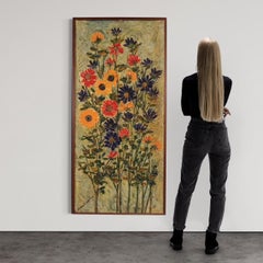 20th Century Oil on Panel Italian Signed Still Life Painting, 1960