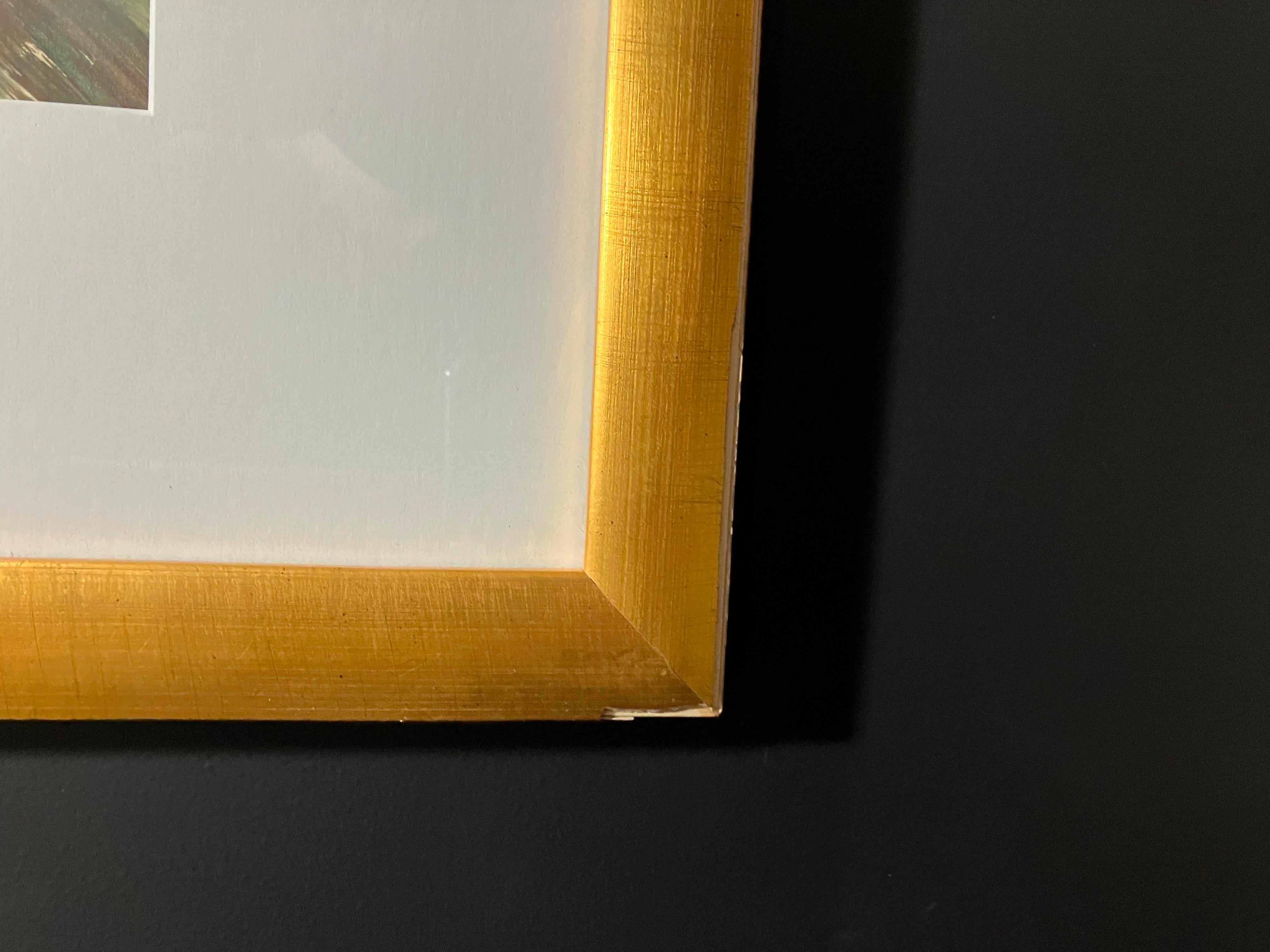 20. Jahrhundert Öl auf Papier von George Kokines mit dem Titel Center Seating (Mitte des 20. Jahrhunderts) im Angebot