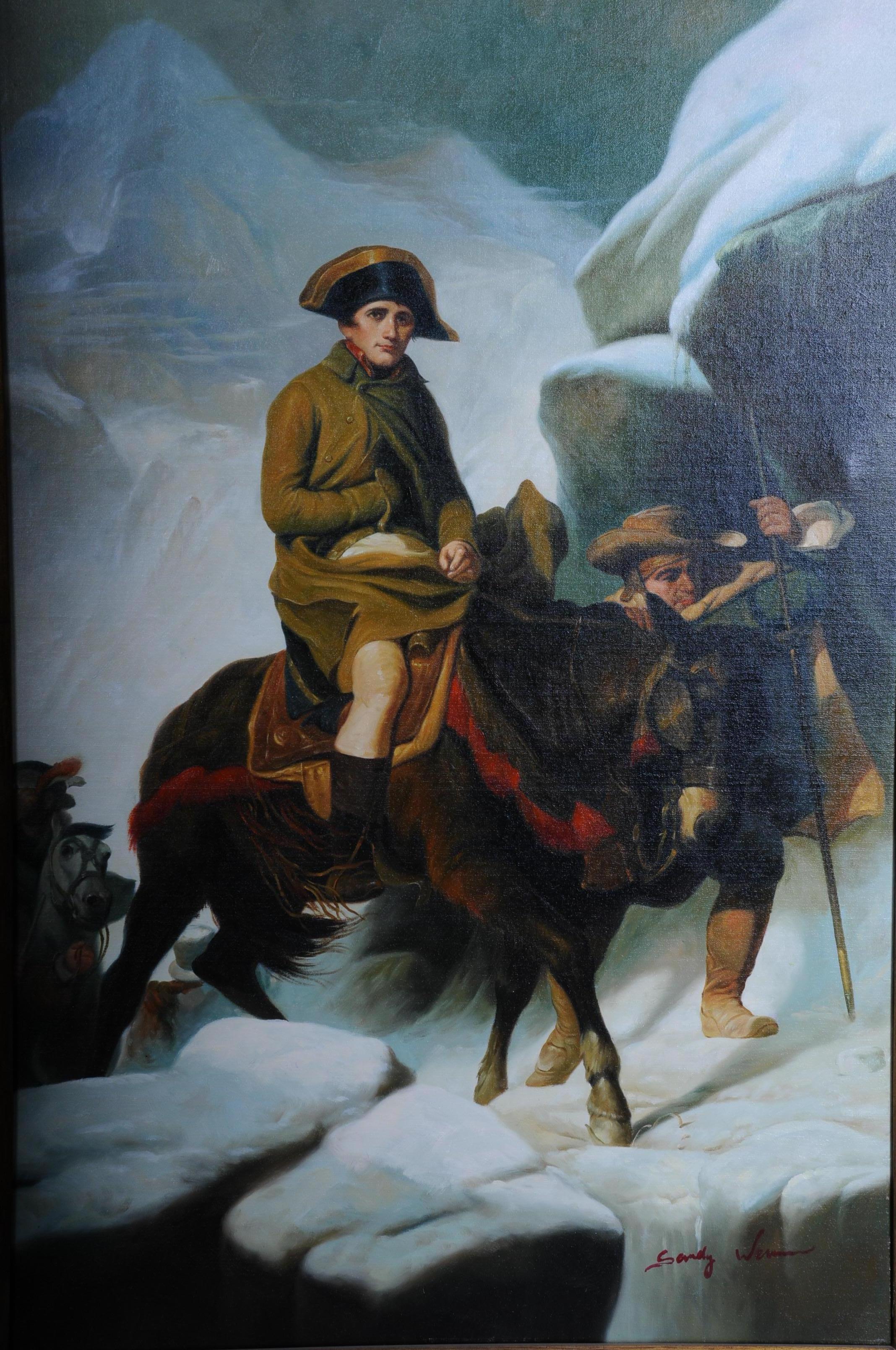 napoleon on horse painting