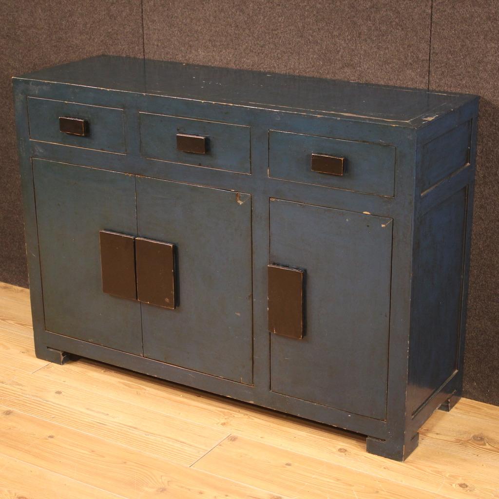 20th Century Oil Wood Modern China Sideboard, 1980 For Sale 5