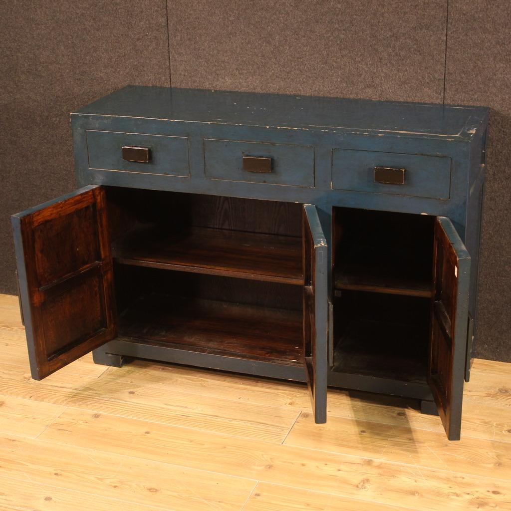 20th Century Oil Wood Modern China Sideboard, 1980 For Sale 6