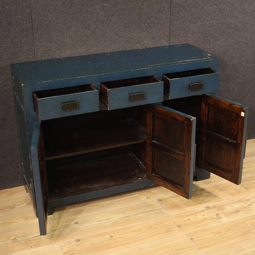 20th Century Oil Wood Modern China Sideboard, 1980 For Sale 4