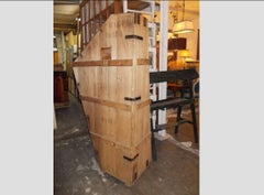 20th Century Old French Wood Harp Case