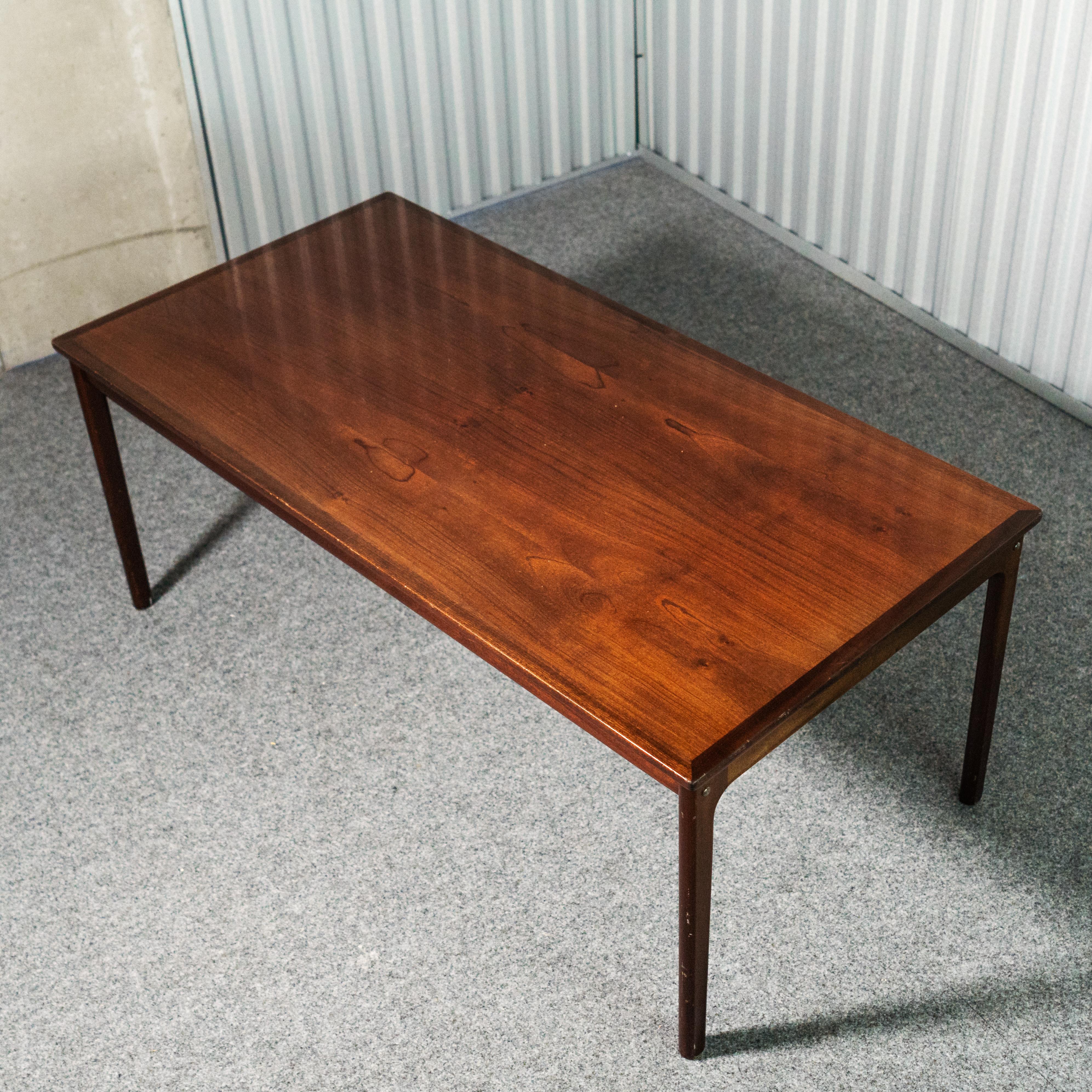 Scandinavian Modern 20th Century Ole Wanscher Rosewood Sofa Table For Sale