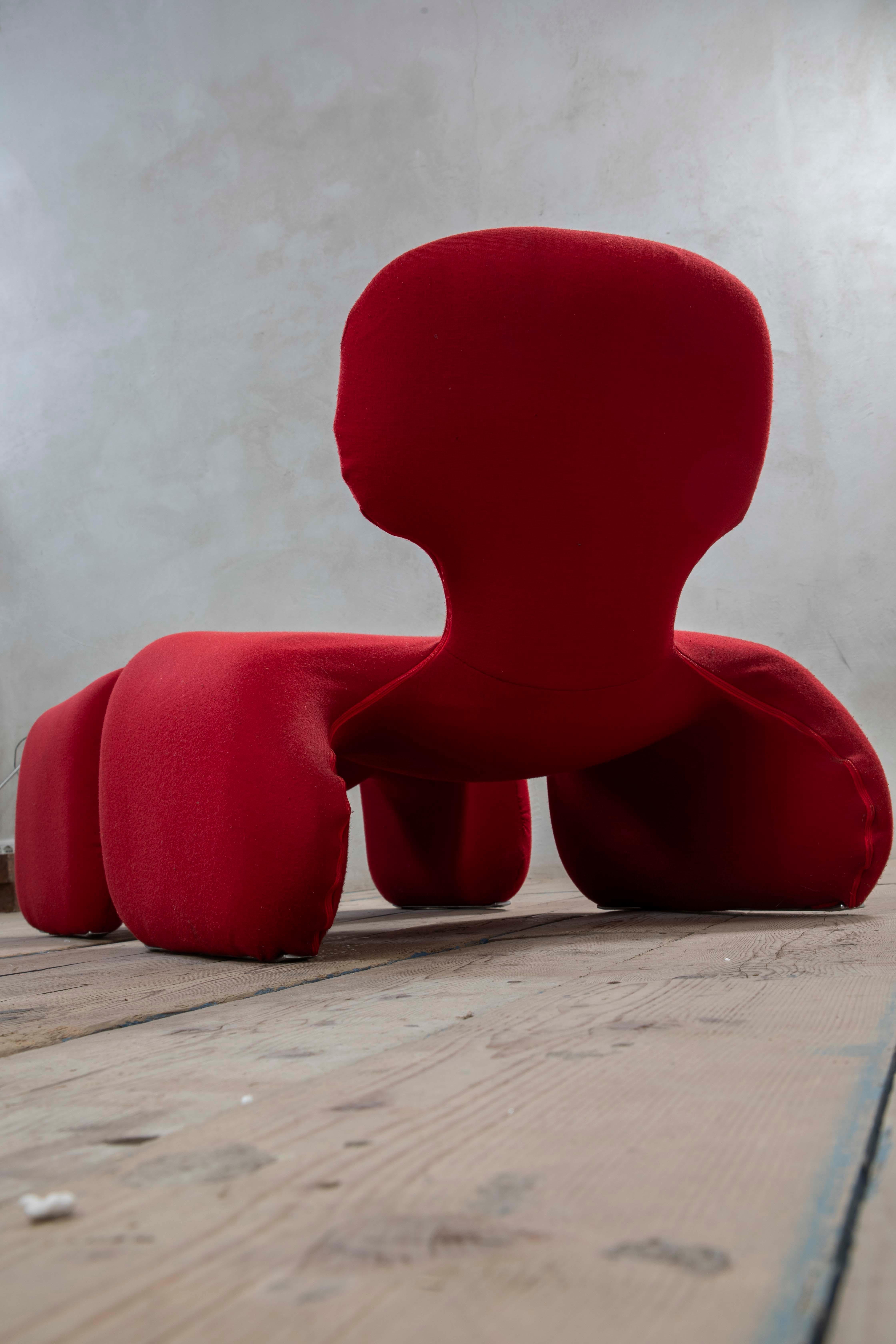 20e siècle, Olivier Mourgue Chaise longue mod. Tjinn en vente 3