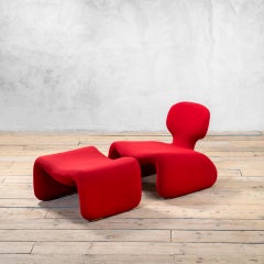 20. Jahrhundert, Olivier Mourgue Lounge Chair mod. Tjinn