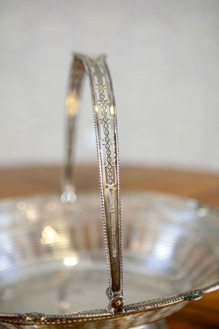 Metal 20th-Century Openwork Fruit Epergne For Sale