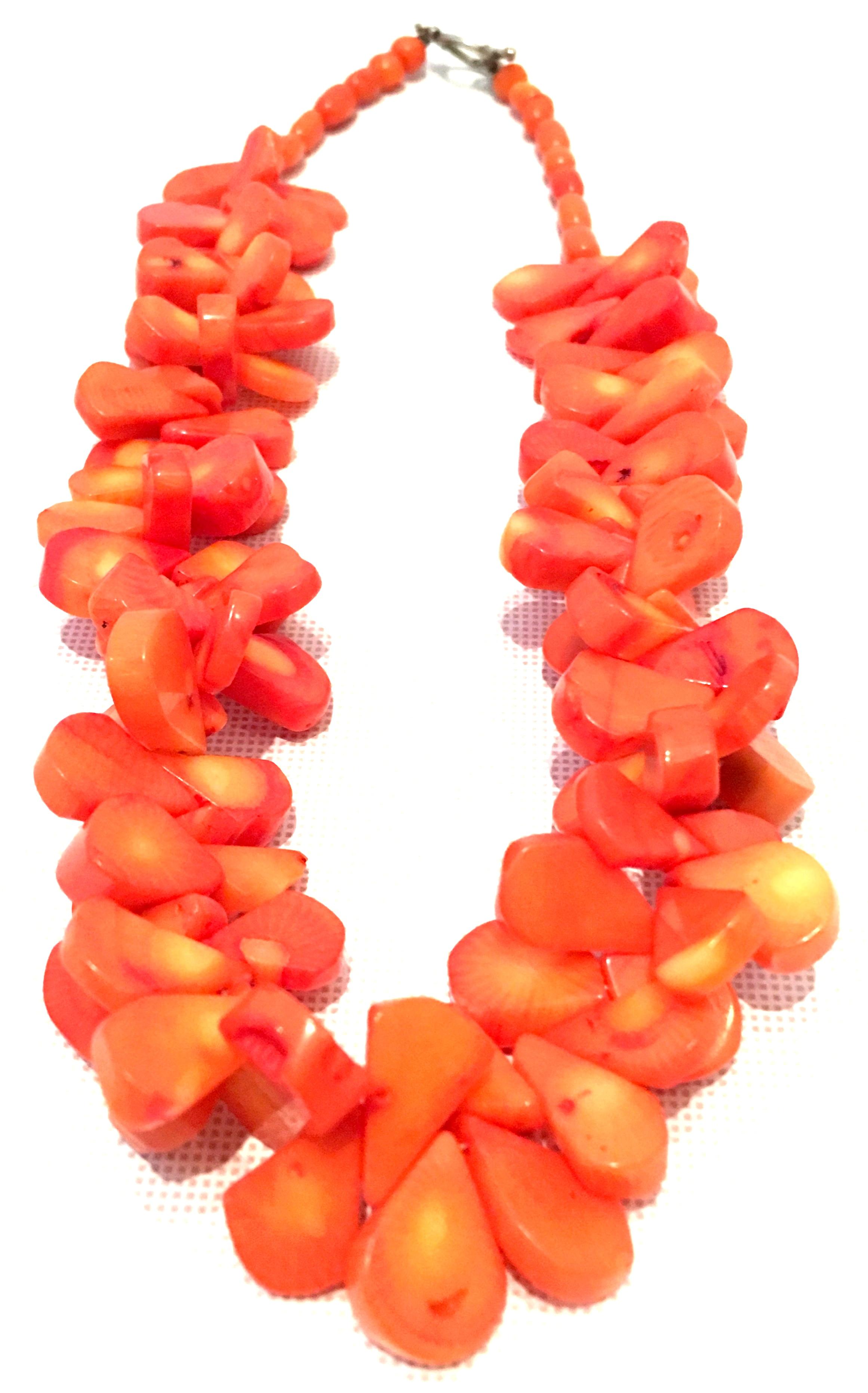 orange coral jewelry