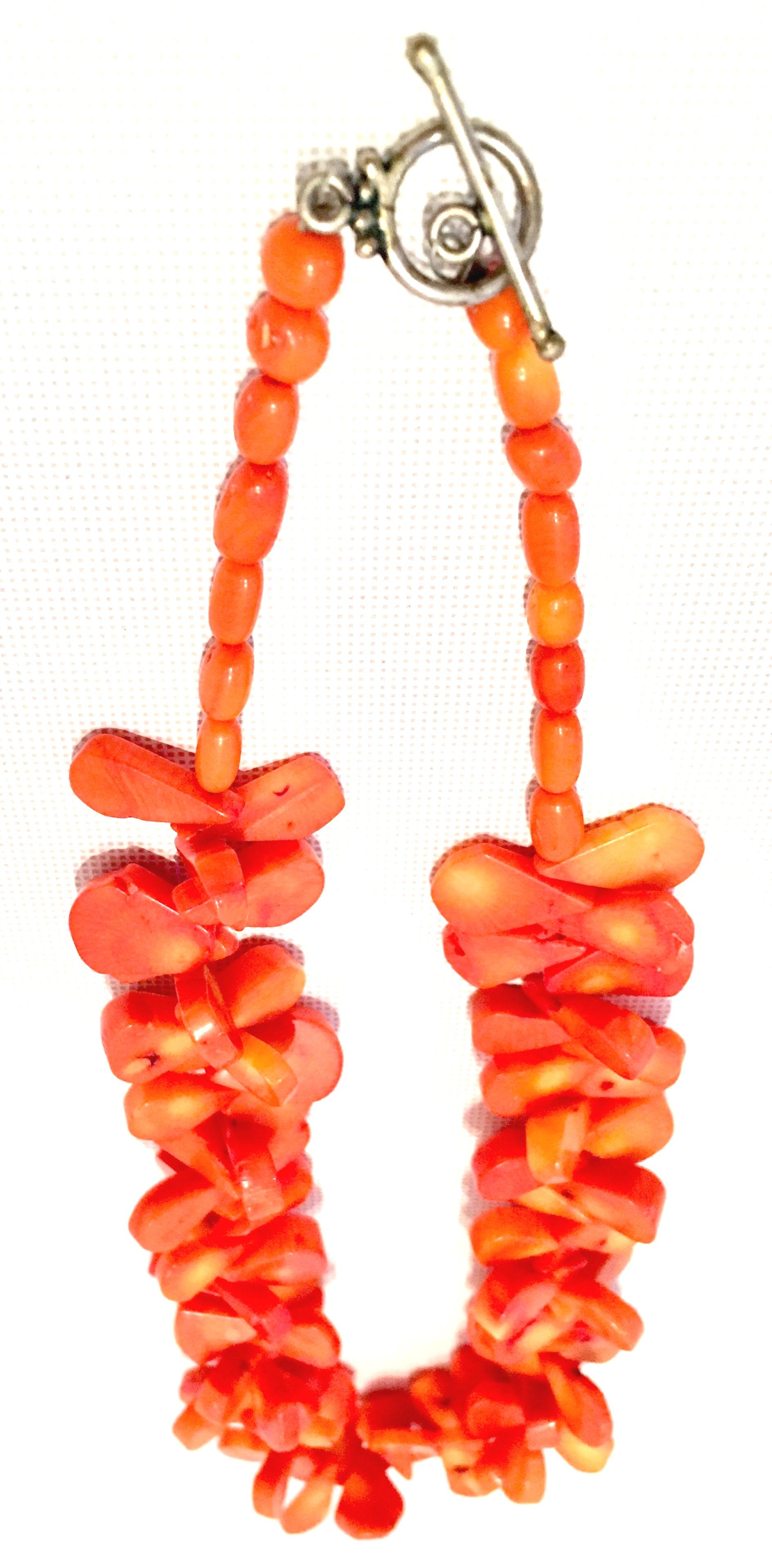 bright orange necklace