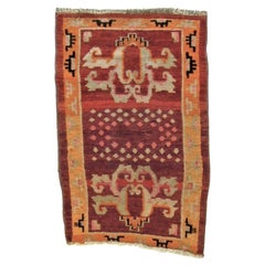 20th Century Orange Red Meditation Kaden Tibetan Rug, € 850, ca 1950