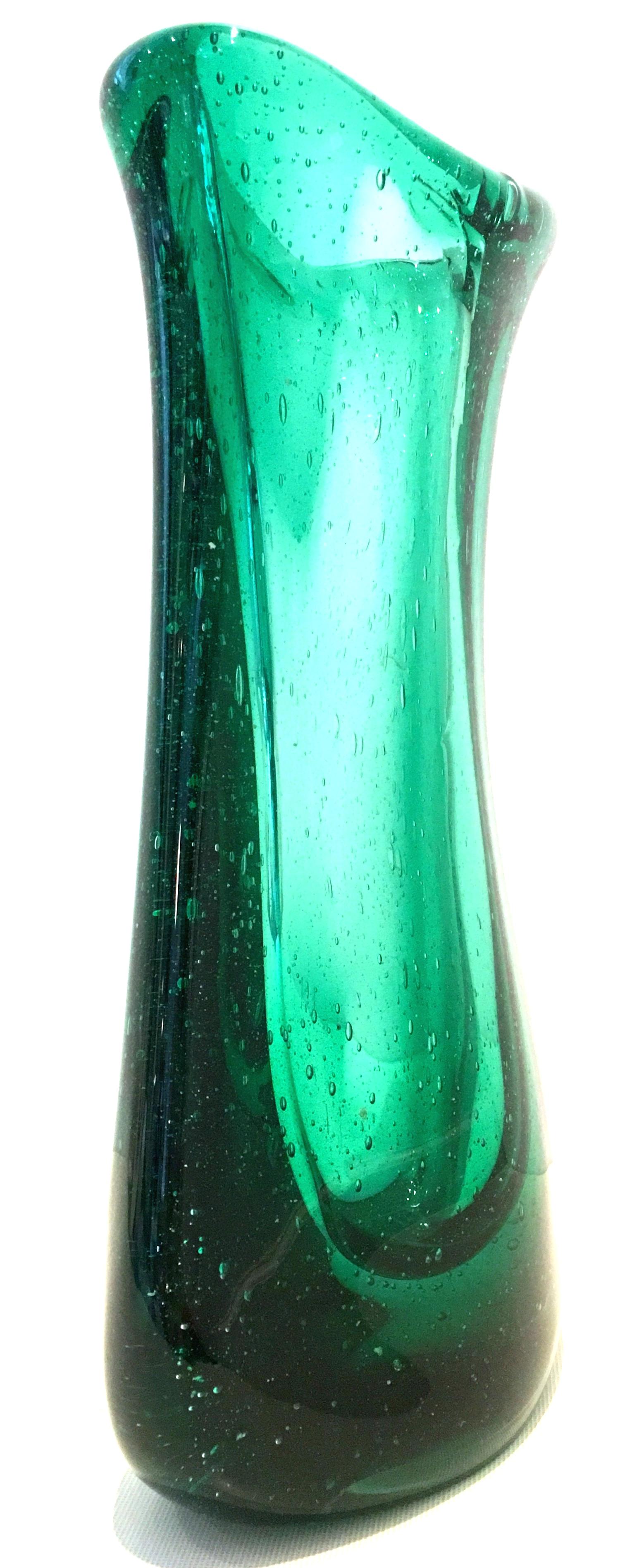 20th Century Organic Modern Italian Murano Glass Vase 1