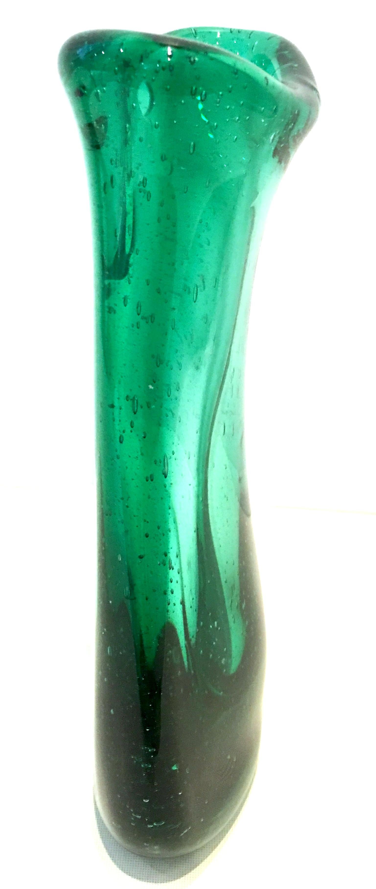 20th Century Organic Modern Italian Murano Glass Vase 2