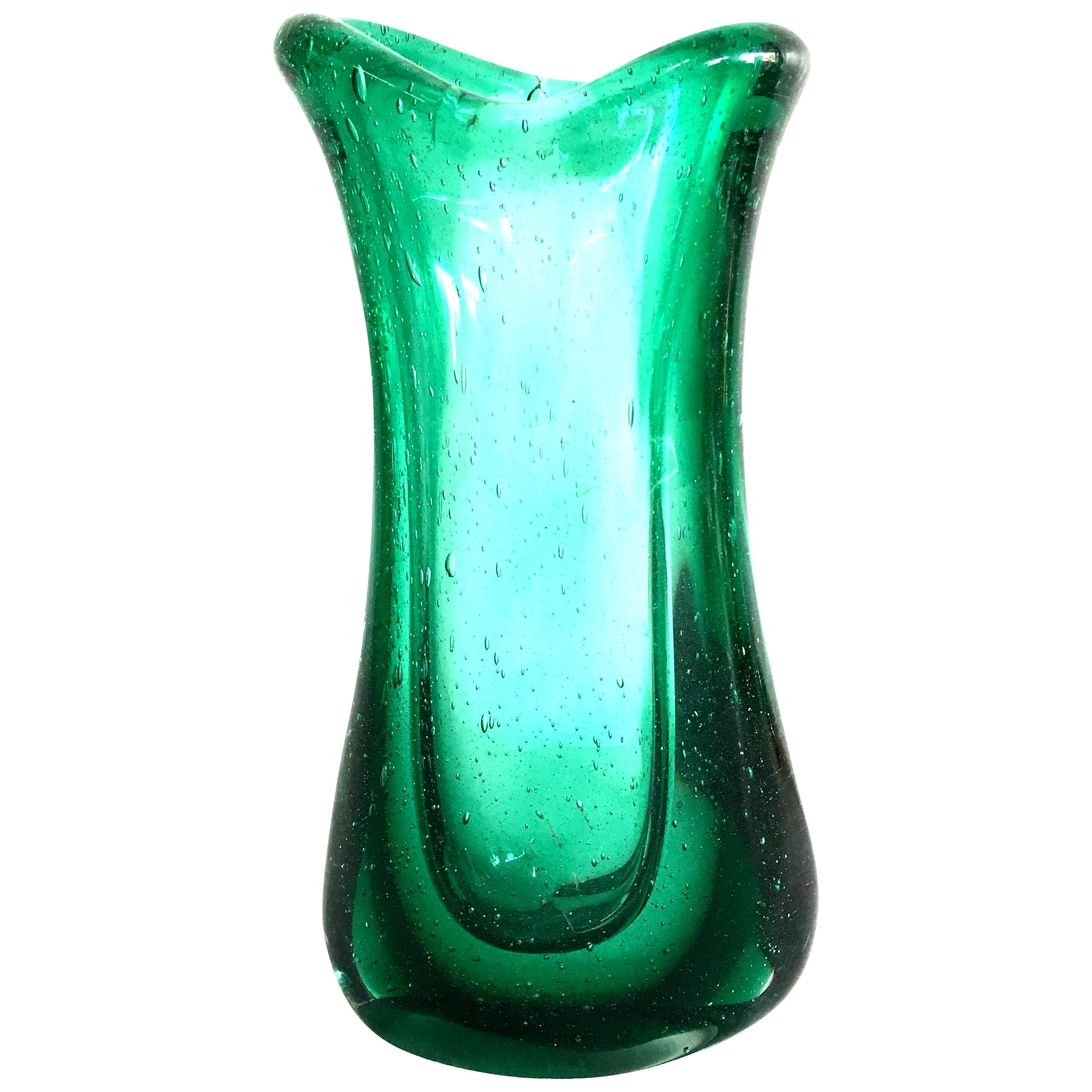 20th Century Organic Modern Italian Murano Glass Vase