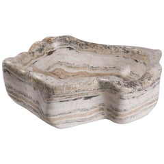 20th Century Organic Onyx Basin Decorative Bowl