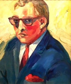 20th Century Original Oil On Canvas Painting by, M. Reno