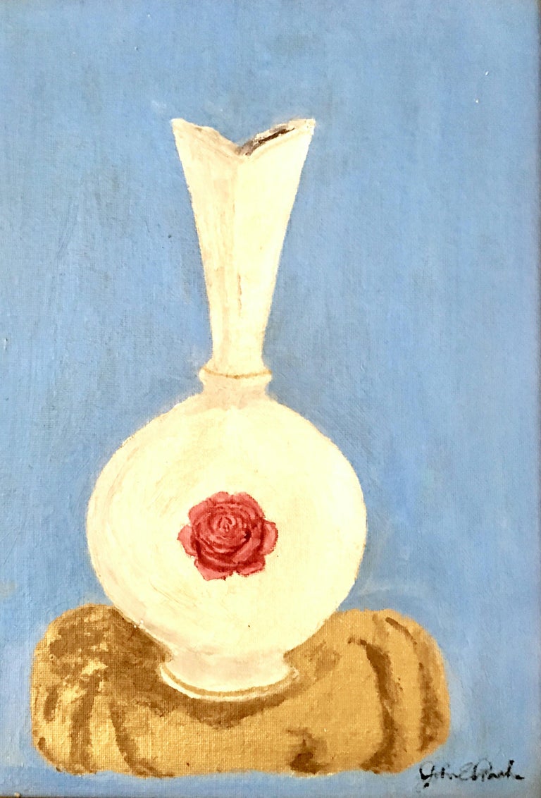 20th Century Original Oil On Canvas Still Life Painting Signed For