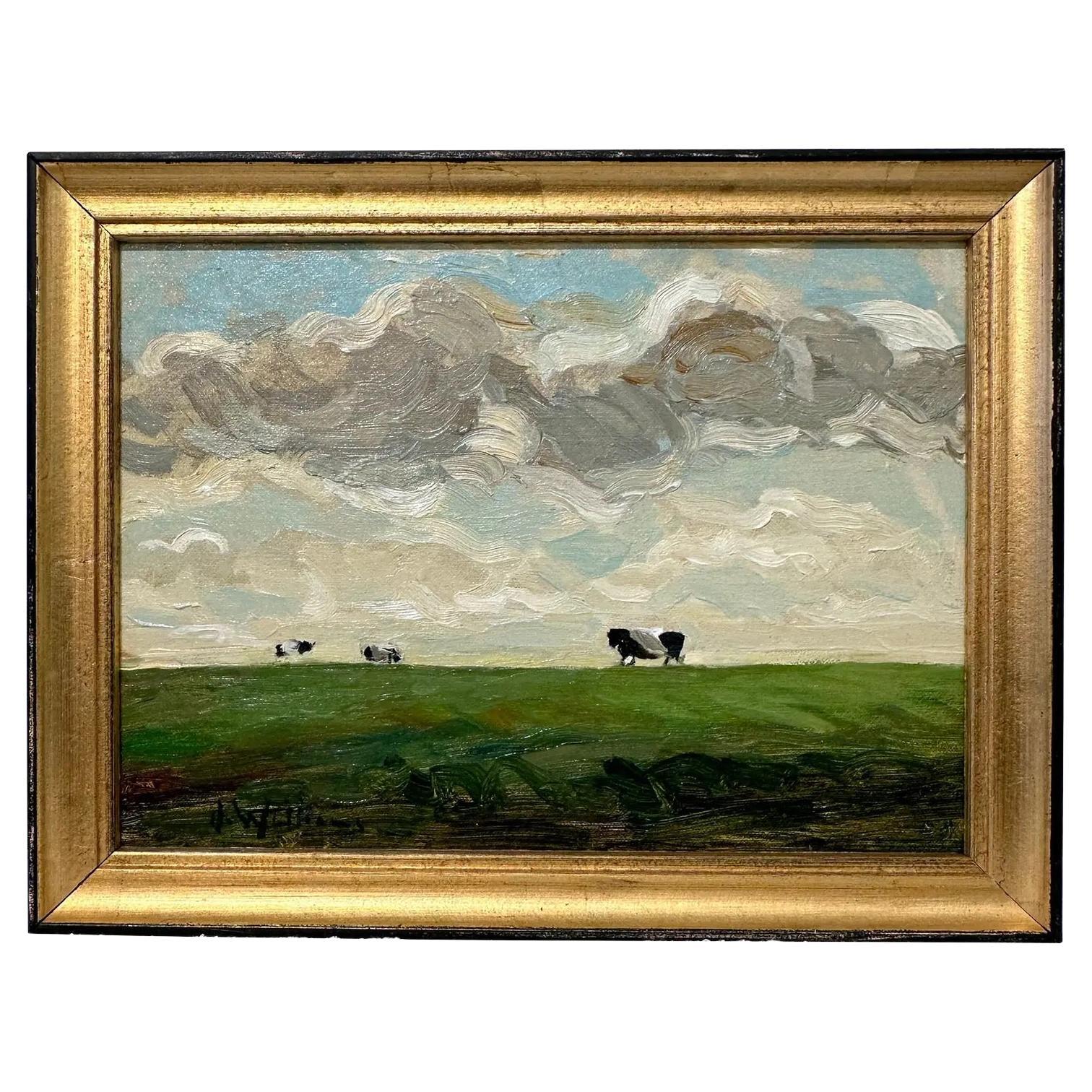 20th Century Original Oil Painting For Sale