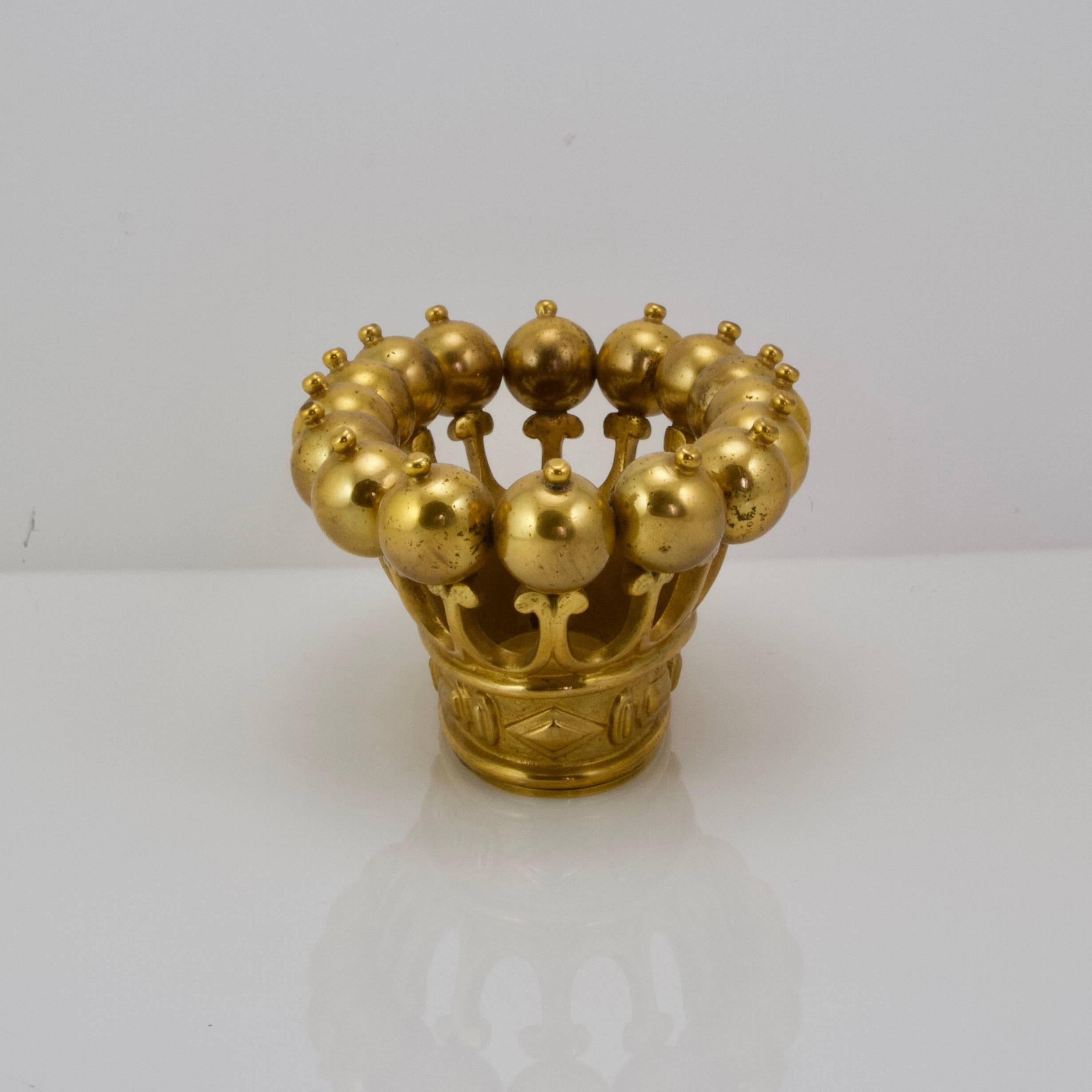 Late 20th Century 20th Century Ormolu Carriage Crown For Sale