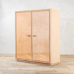 20th Century Osvaldo Borsani Two Mirrored Doors Closet with Lights for ABV, 40s