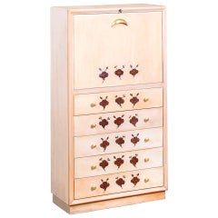 20th Century, Osvaldo Borsani Wooden Cabinet 40s