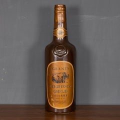 20th Century Oversized Grants Regency Gold Sherry Advertising Bottle, c.1960