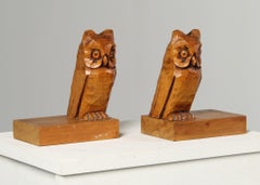 20th Century Owls Bookends