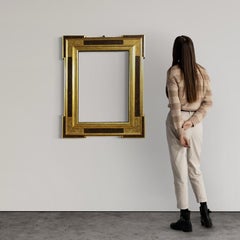 20th Century Painted and Gold Wood Italian Frame, 1920s