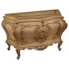 20th Century Painted and Lacquered Wood Venetian Commode, 1950