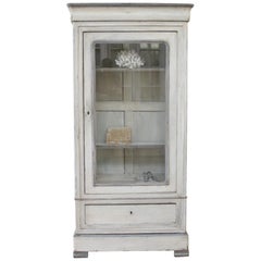Antique 20th Century Painted Display Cabinet