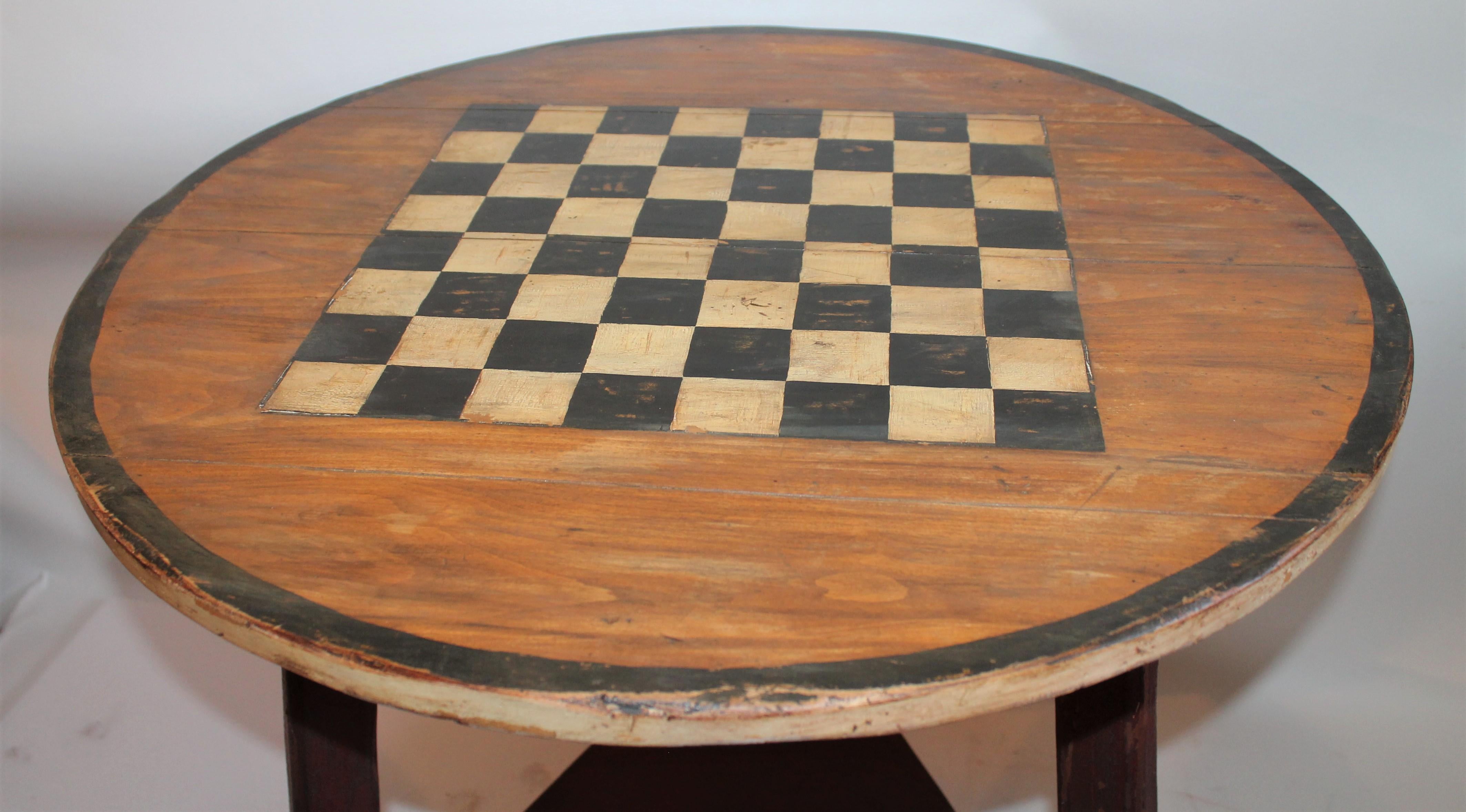 Adirondack 20th Century Painted Gaming Table from Maine