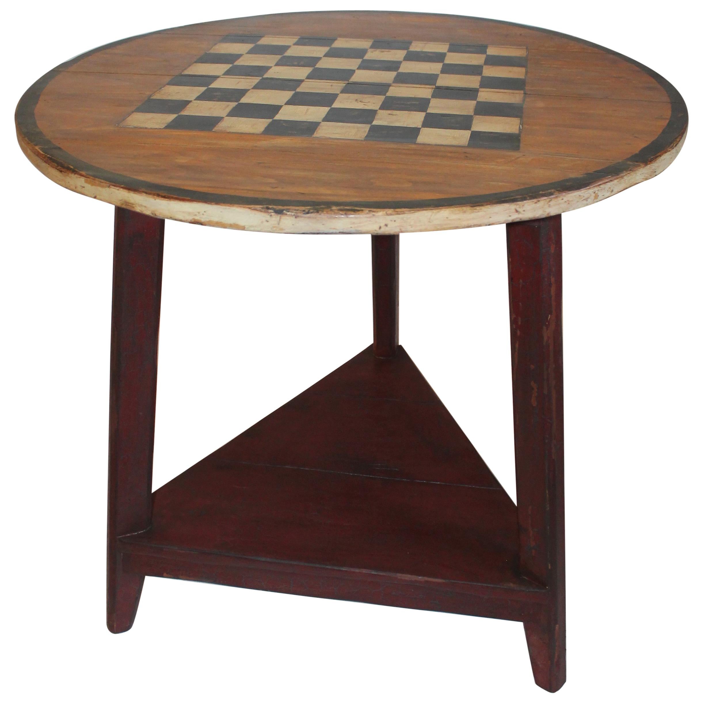 20th Century Painted Gaming Table from Maine