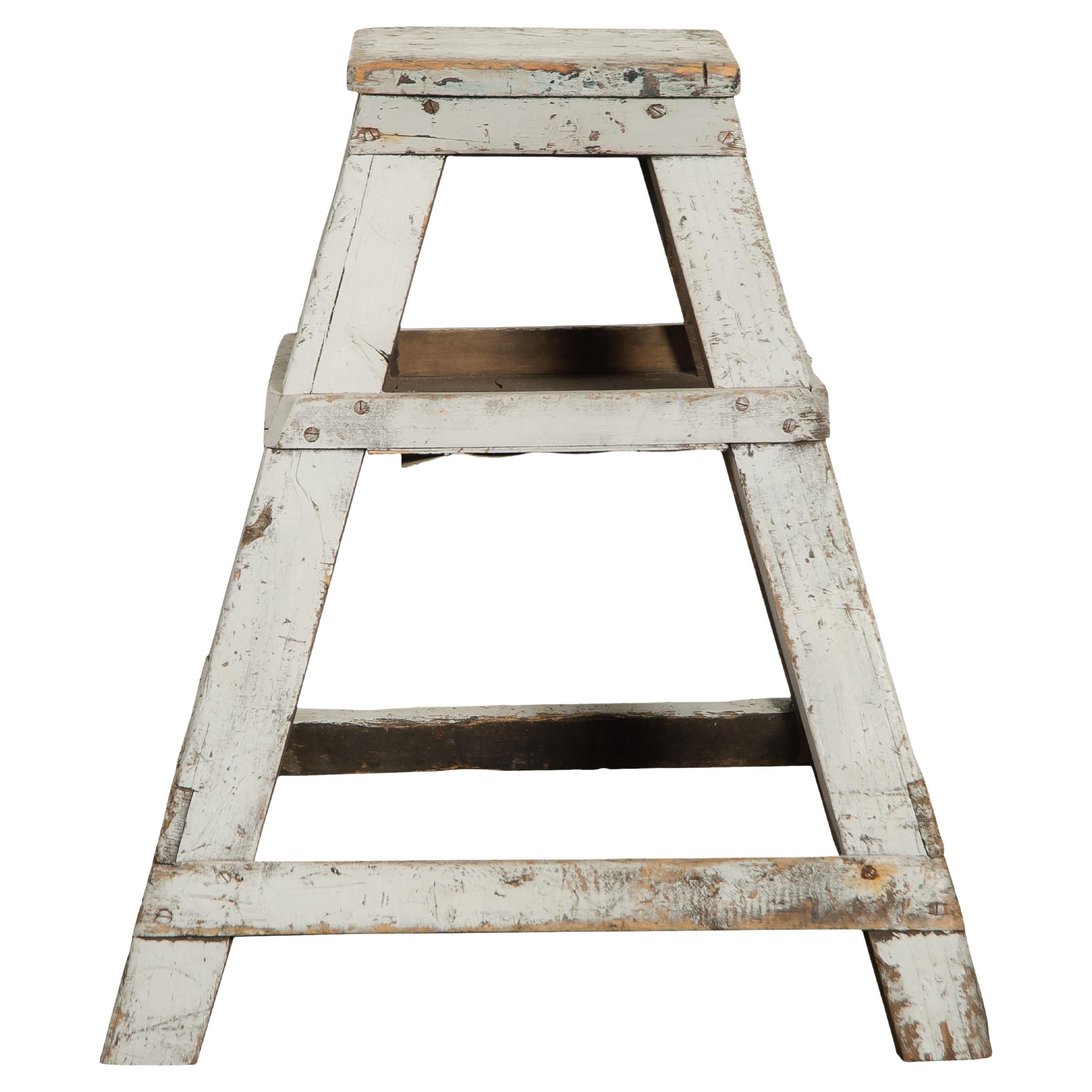20th Century Painted Wood Sculpture Stand For Sale