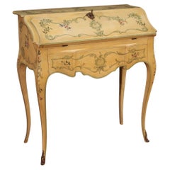 20th Century Painted Wood Venetian Bureau Desk, 1960