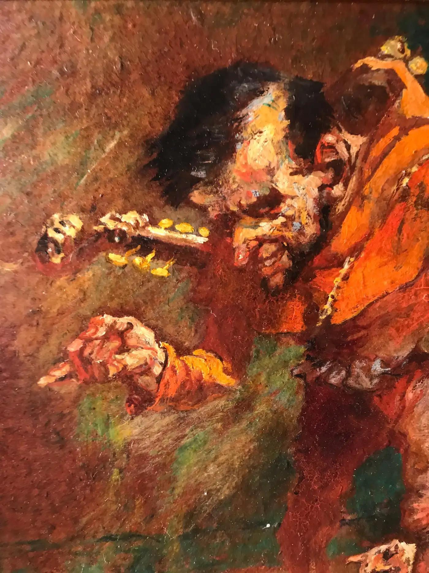 Dipinto a mano XX secolo Pittura di G. OHM in vendita