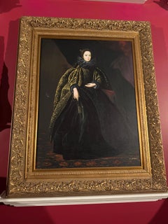 Painting inspired by 17 century museum piece artist Anthony van Dy