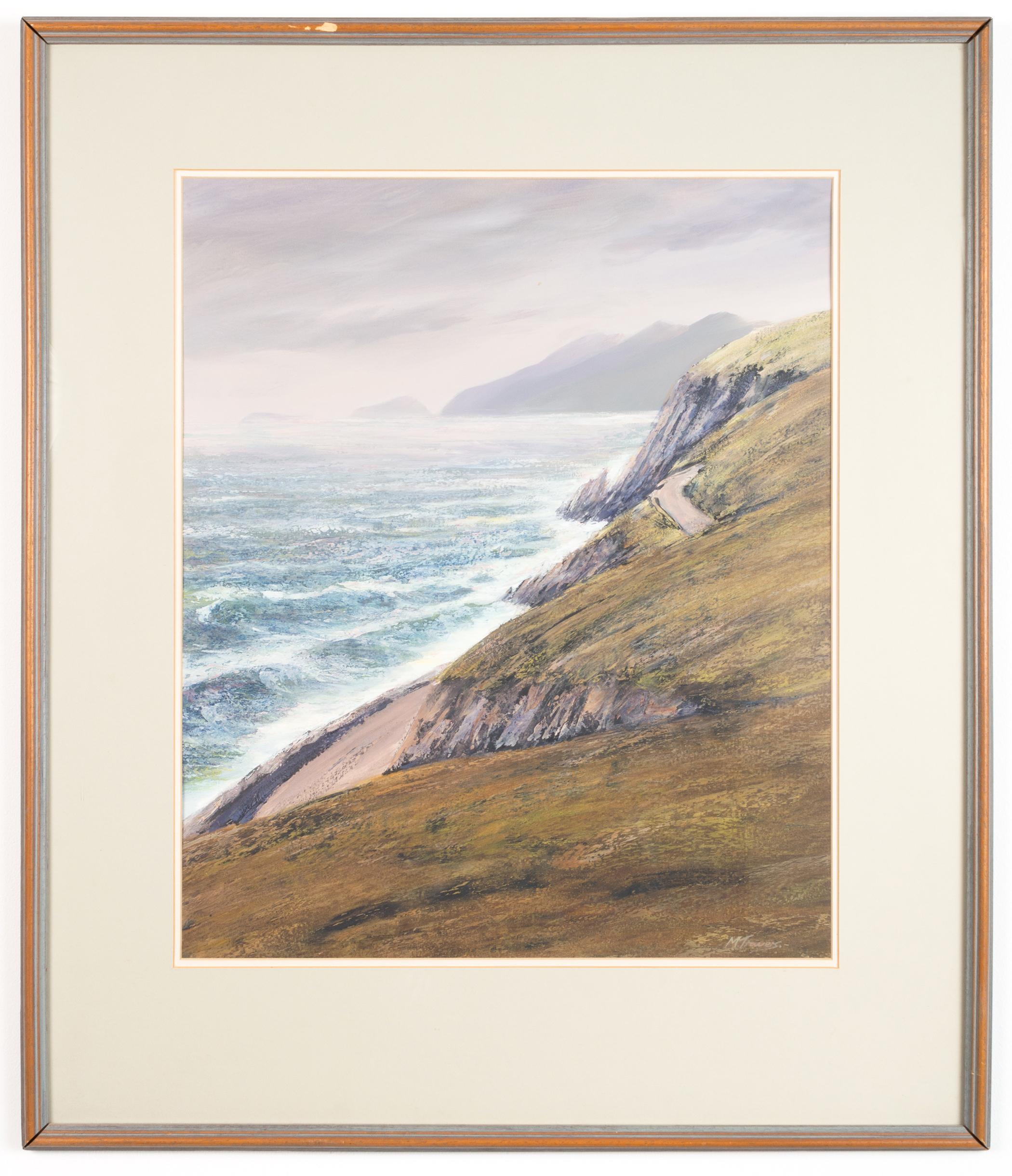 Gemälde des irischen Künstlers Michael Travers aus dem 20. Jahrhundert, 1995 „Blasket Island, Kerry“, Gemälde (Nordirisch) im Angebot