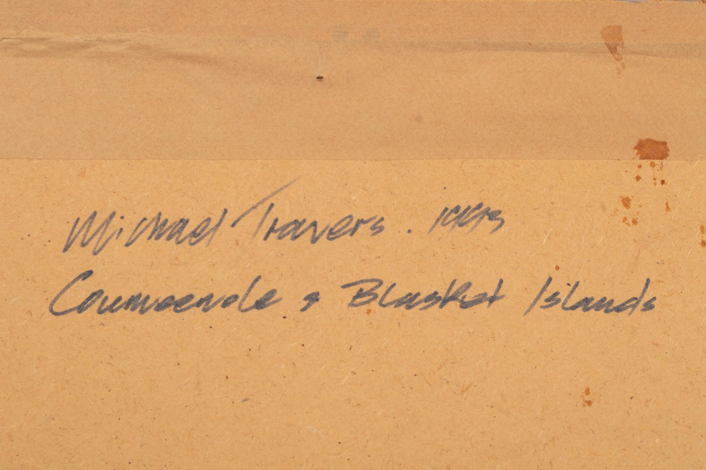 Gemälde des irischen Künstlers Michael Travers aus dem 20. Jahrhundert, 1995 „Blasket Island, Kerry“, Gemälde im Angebot 1