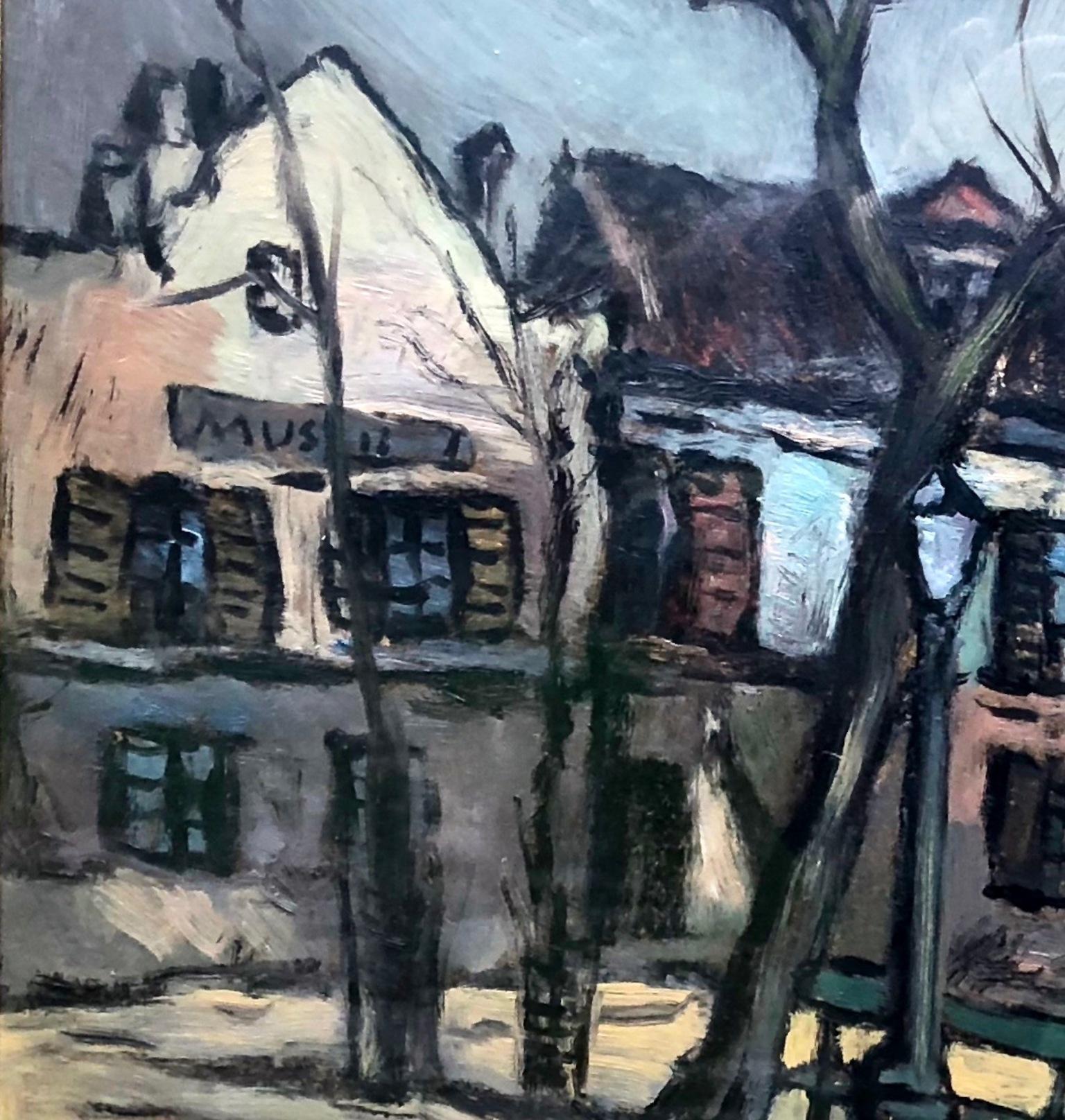 Maurice Utrillo
“ Maisons avec des arbres “

