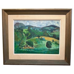 Gemälde einer puerto-ricanischen Landschaft aus dem 20.