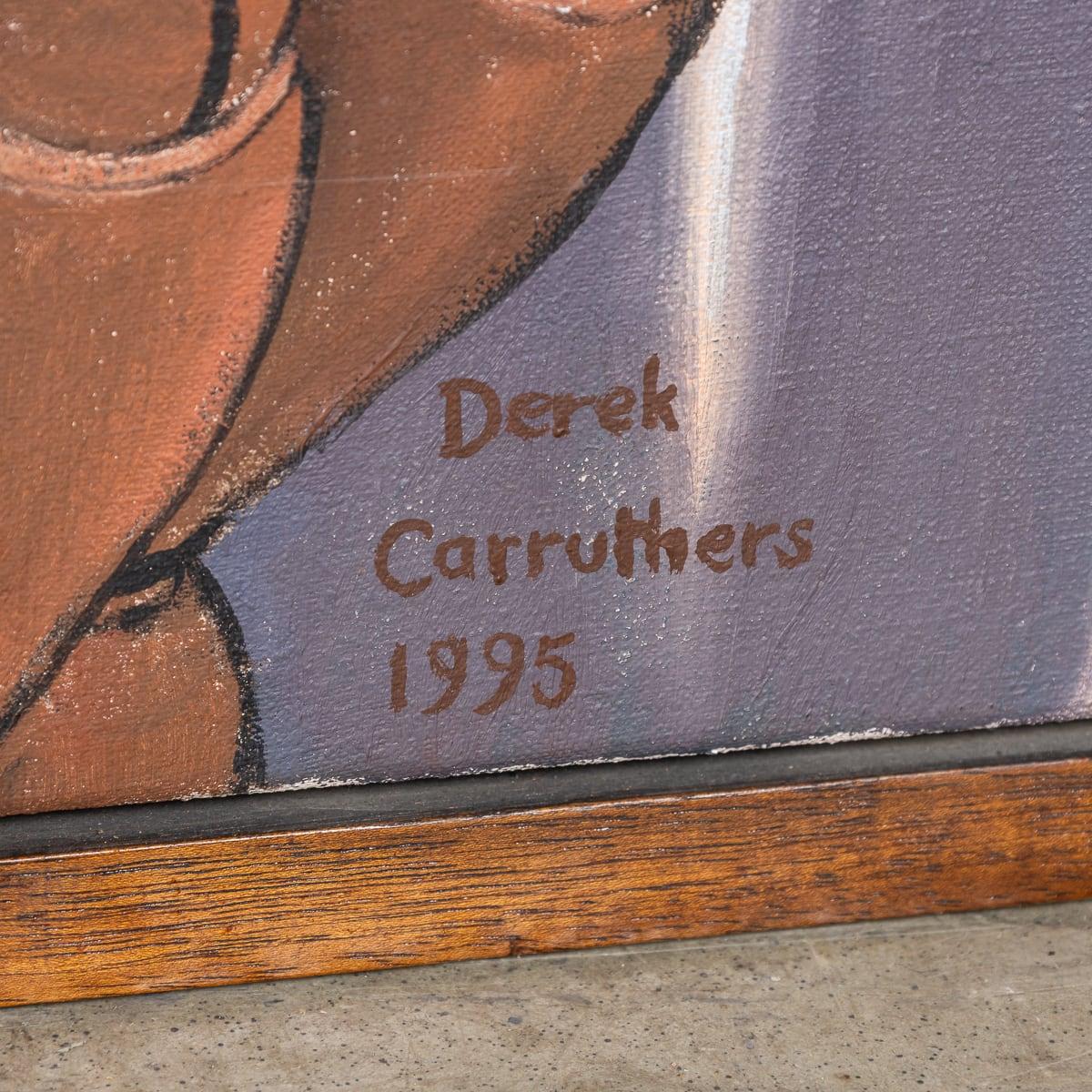 20th Century Painting Of Lay Figures By Derek Carruthers (British 1935-2021) 10