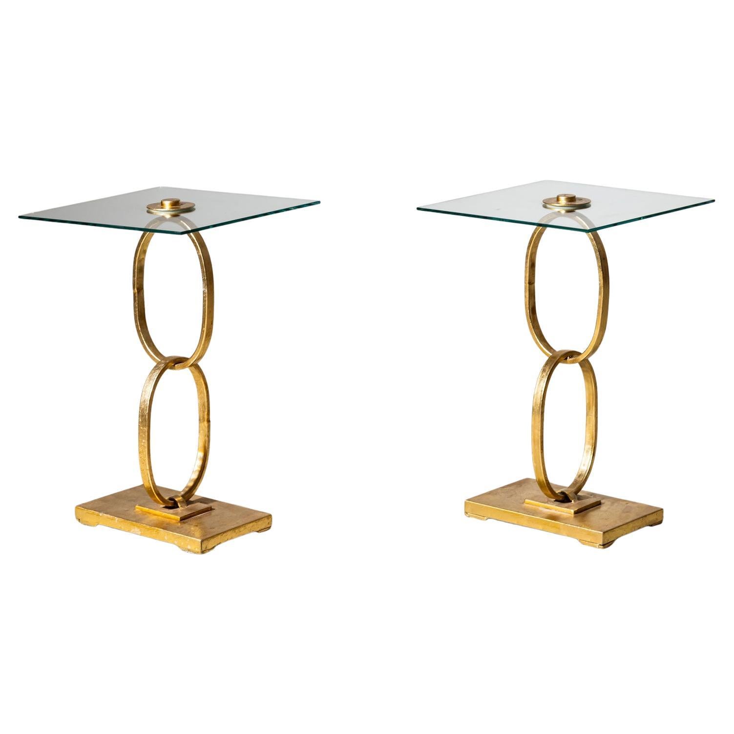 20th Century  Pair of Accent Tables, Italy