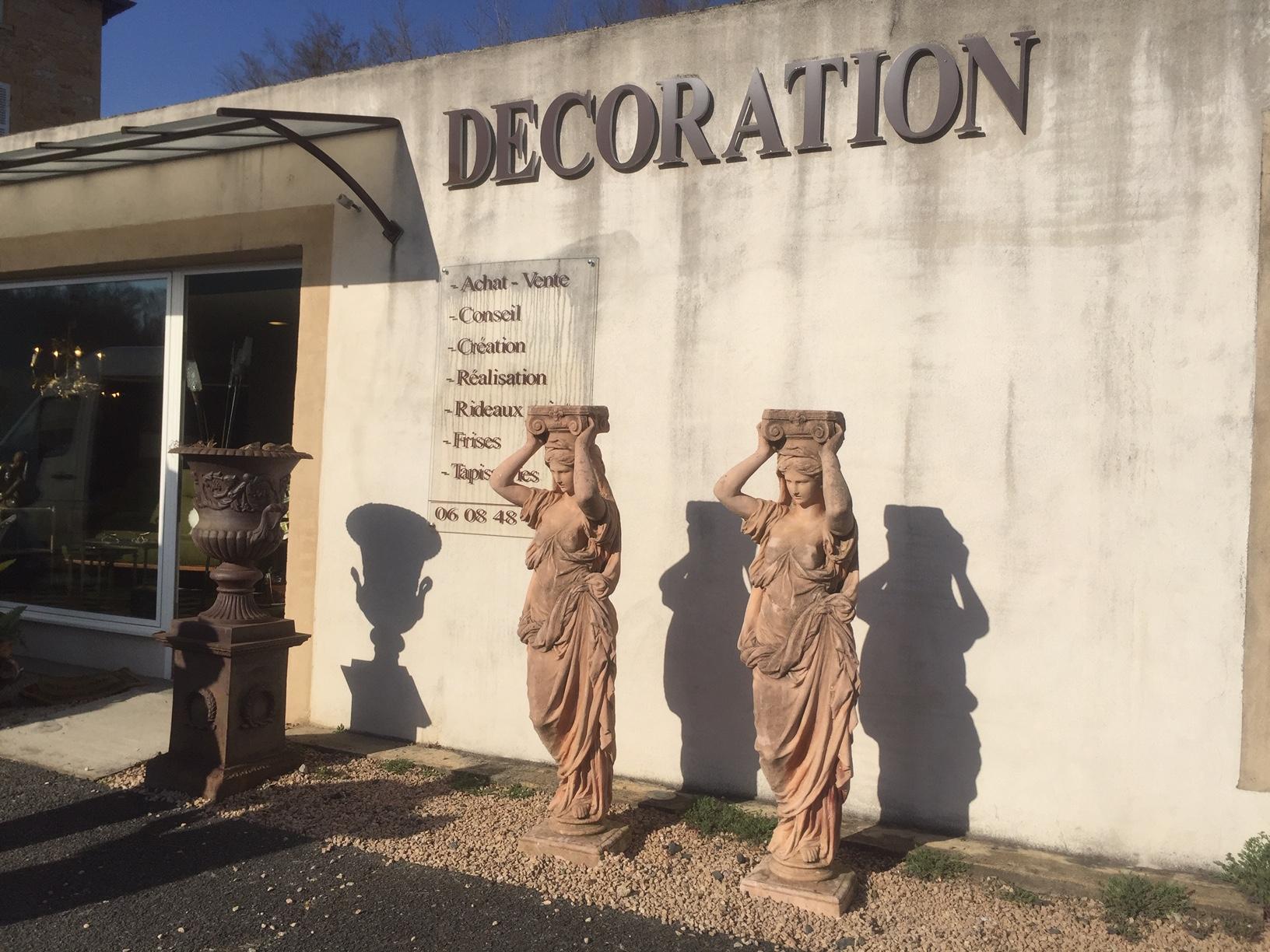 20th Century, Pair of Antique Greek Cariatide Stone Statues, 1950s 12