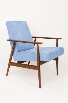 Paar babyblaue Dante-Sessel des 20. Jahrhunderts, H. Lis, 1960er Jahre