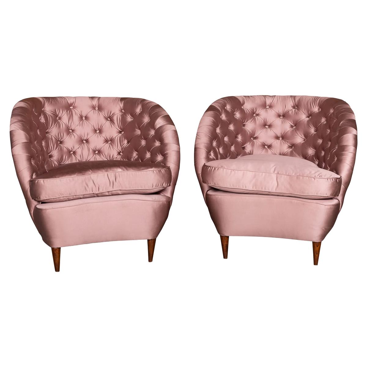 20th Century Pair of Boudoir Tub Chairs, circa 1930 For Sale