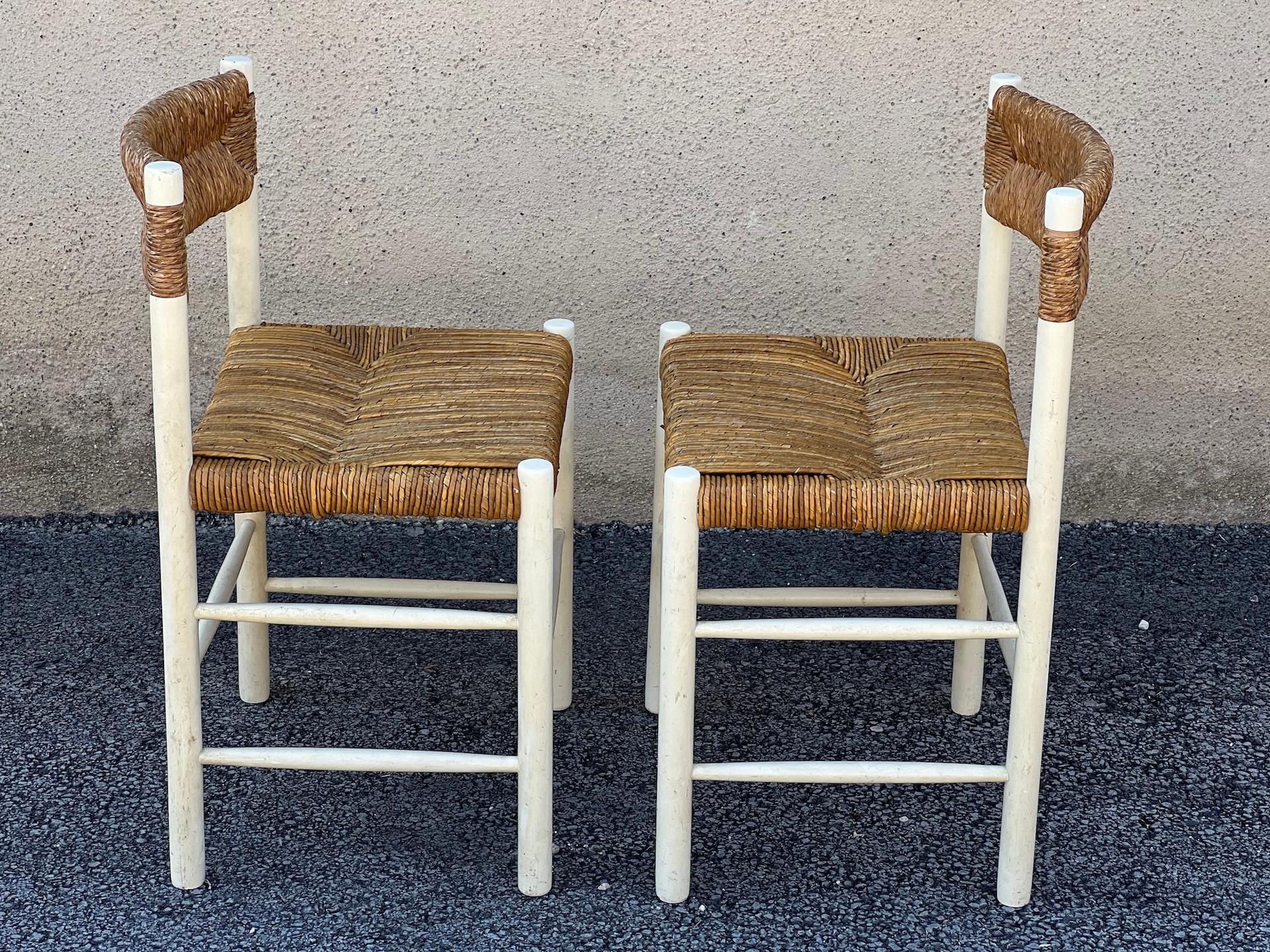 20th Century Pair of Chairs Dordogne Edition Robert Sentou 1950 In Good Condition In Saint Rémy de Provence, FR