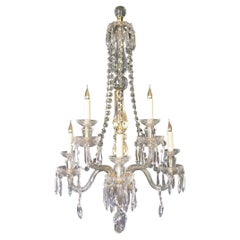20th Century Pair of Crystal Wall Lamp with 5 lights (gold) Inspired of Baccarat
