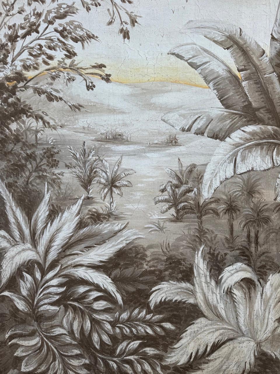 20. Jahrhundert Paar dekorative handgemalte Landschaftstafeln - Renaissance Mann im Angebot 2