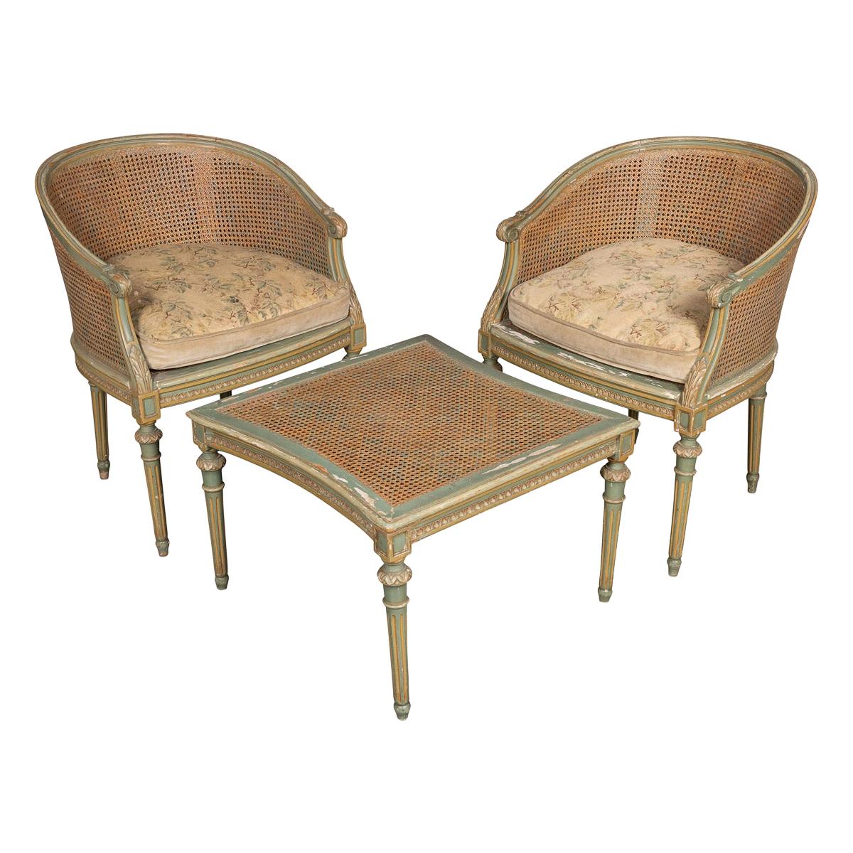 20th Century Pair of Duchesse Brisee "Broken Bed" Day Bed, C.1920