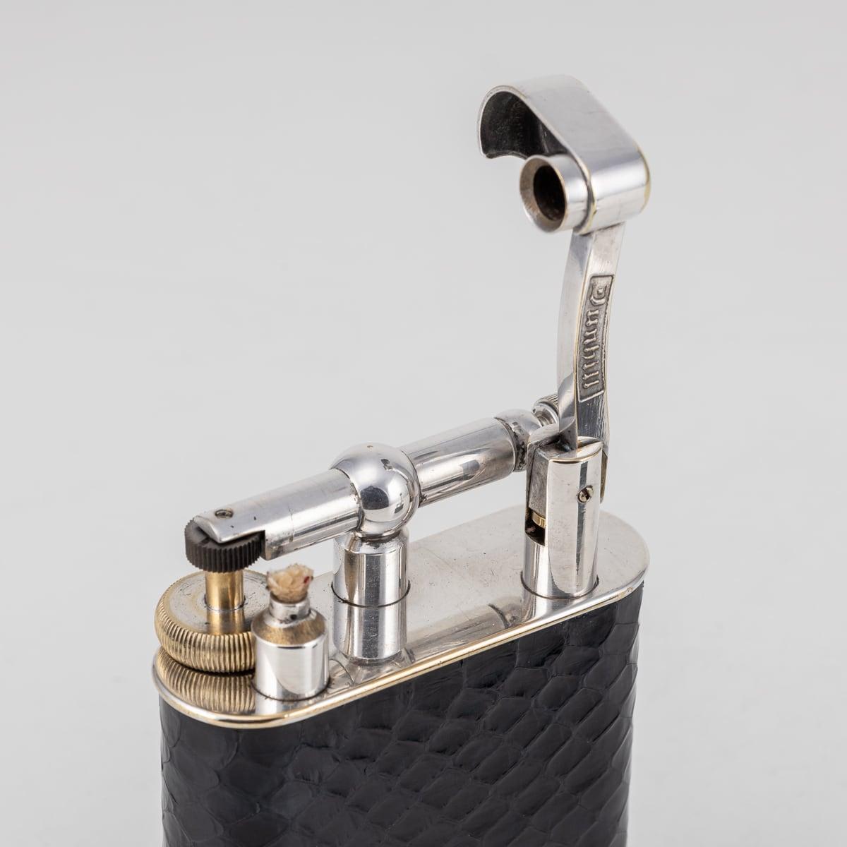 Coppia di accendini da tavolo Dunhill 
